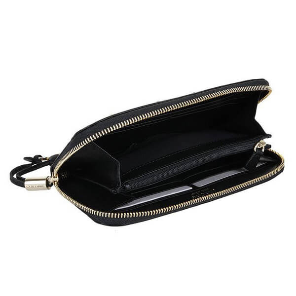 JIMMY CHOO ジミーチュウコピー Filipa スタースタッドラウンドファスナー長財布 142FILIPALTS-BLACK